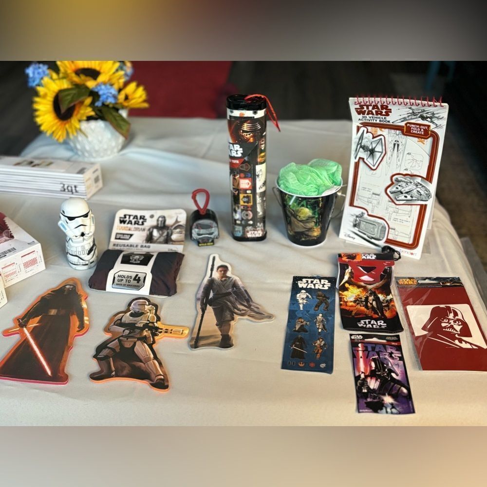 NEW Star Wars Grab Bag Stickers Bucket Foam Stand Ups & More EPC
